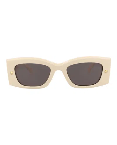 Alexander Mcqueen Square-frame Recycled Acetate Sunglasses