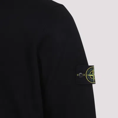 Stone Island Lightweight Wool Crew Neck Pullover In Blue