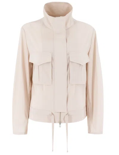 Duno Technical Fabric And Wool Blend Jacket