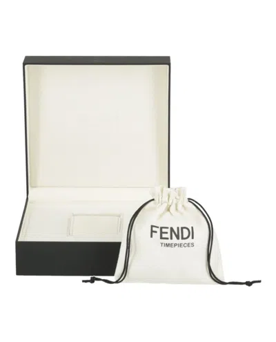 Fendi Exquisite  Diamond-embellished Watch With Two-tone Bracelet