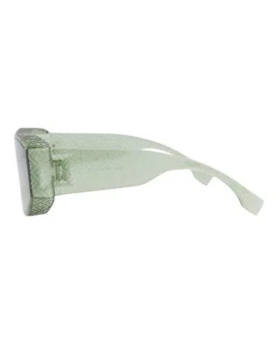 Fendi Shield-frame Injection Sunglasses With Saddle Nose Bridge