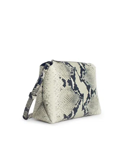 Khaite 'lina Crossbody' 'natural Python' Leather Crossbody Bag