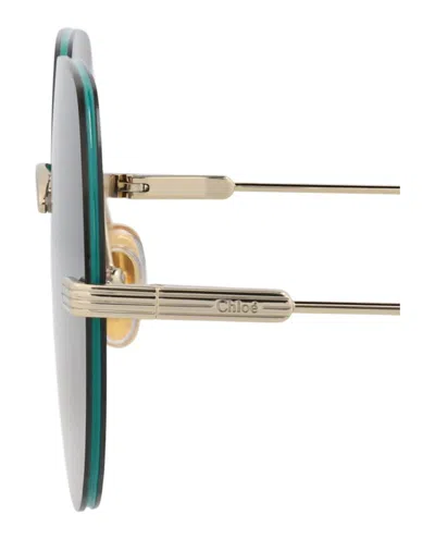 Chloé Round-frame Gradient Lens Sunglasses With Protective Case