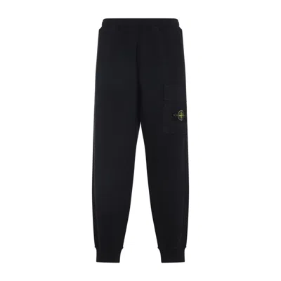 Stone Island Loose-fit Joggers With Pockets And Elasticateed Cuffs