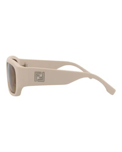 Fendi Square-frame Acetate Sunglasses With Saddle Nose Bridge