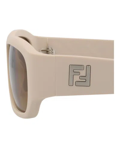 Fendi Square-frame Acetate Sunglasses With Saddle Nose Bridge