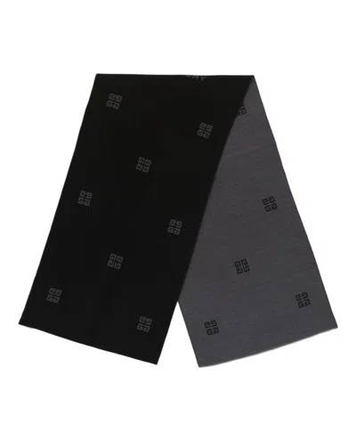 Givenchy 4g Logo Pattern Wool Scarf
