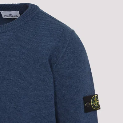 Stone Island Felpa Classica In Blue