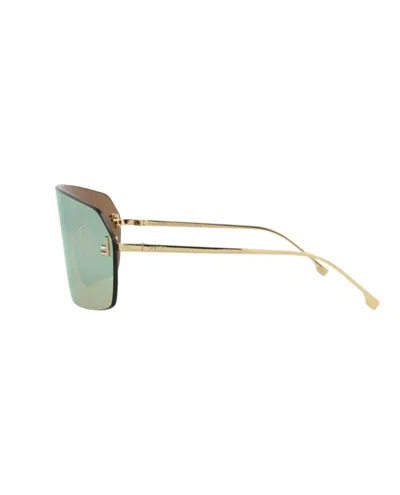 Fendi Shield-frame Metal Sunglasses With Bold Design