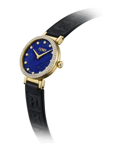 Fendi 19mm Yellow Gold  Diamond Watch