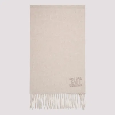 Max Mara Cashmere Dalia Scarf Women In White