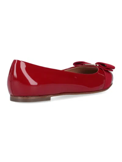 Ferragamo Varina Flat Ballerina Shoes