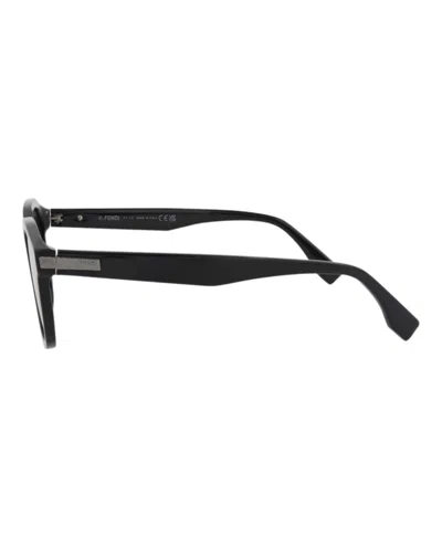 Fendi Round-frame Acetate Sunglasses With Saddle Nose Bridge
