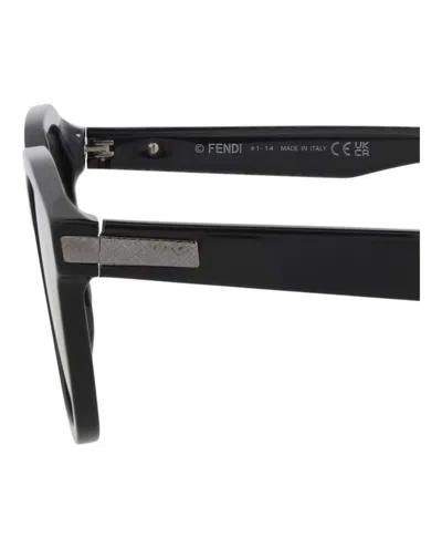 Fendi Round-frame Acetate Sunglasses With Saddle Nose Bridge