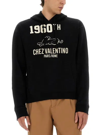 Valentino Cotton Fabric Sweatshirt With Comfortable Fit