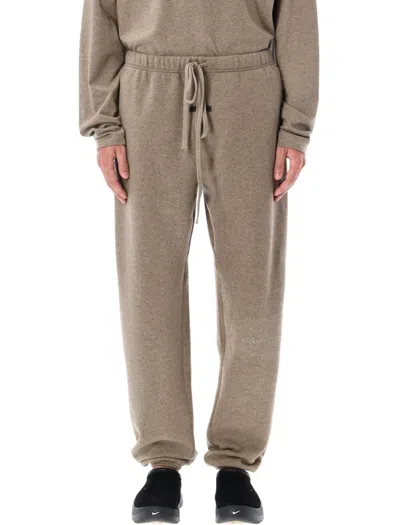 Fear Of God Relaxed Fit Sweatpants With Drawstring Cuffs And Logo Detail