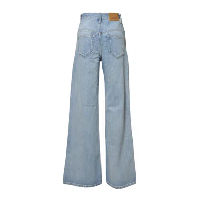Isabel Marant High-waisted Wide Leg Jeans In Fluid Cotton Denim