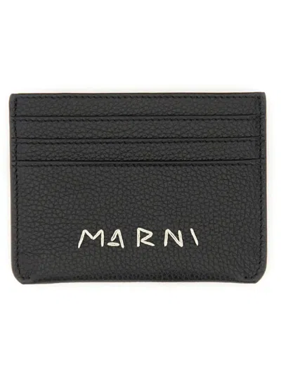 Marni Textured Wallet With Subtle Branding