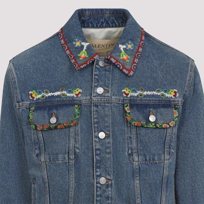 Valentino Denim Jackets Embroideries