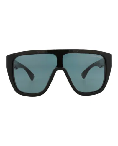 Alexander Mcqueen Shield-frame Recycled Acetate Sunglasses