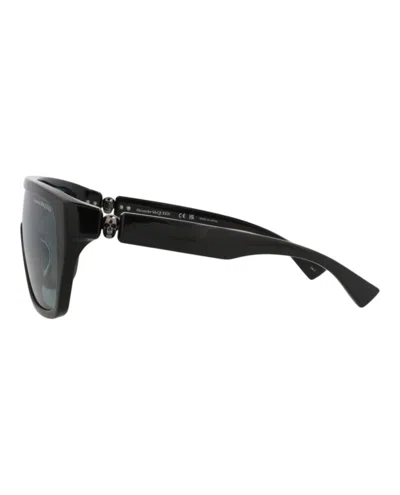 Alexander Mcqueen Shield-frame Recycled Acetate Sunglasses