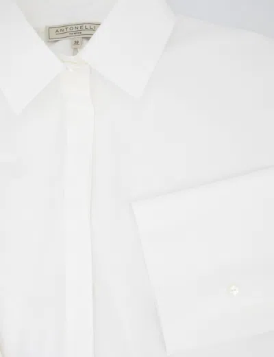 Antonelli Fluid-fit Cotton Shirt With Concealed Button Closure