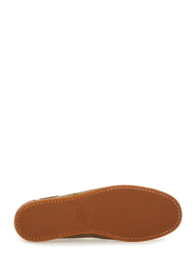 Valentino Palm Avenue Suede And Leather Loafers In Brown