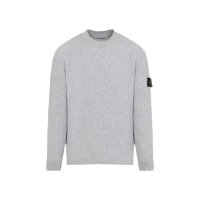 Stone Island Dark Grey Wool Sweater