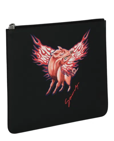 Givenchy Zodiac Pig Graphic Pouch