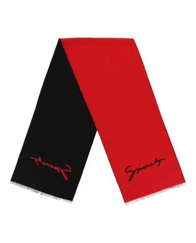 Givenchy Fringed Logo-print Scarf With Luxurious Wool