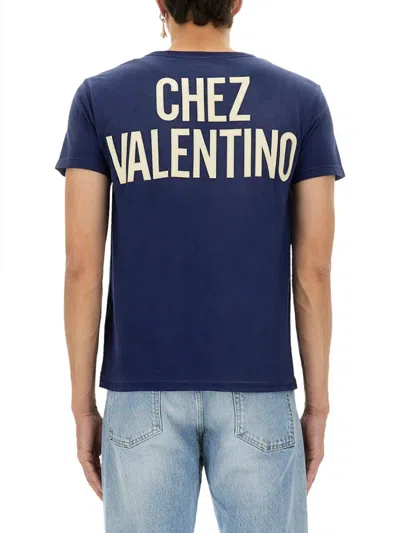 Valentino Crew Neck Graphic And Text Design