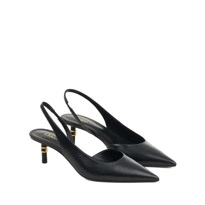 Chloé Marcie 50 Slingback Pumps With Pointed Toe And Signature Hardware