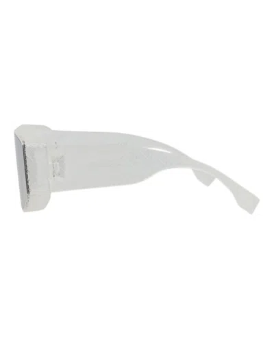 Fendi Shield-frame  Sunglasses With Saddle Nose Bridge