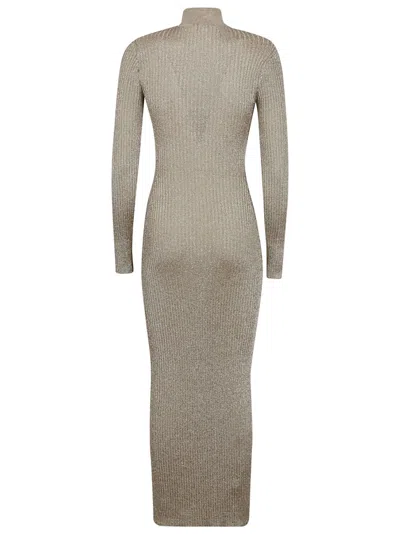 Self-portrait Lurex Knitted Maxi Dress