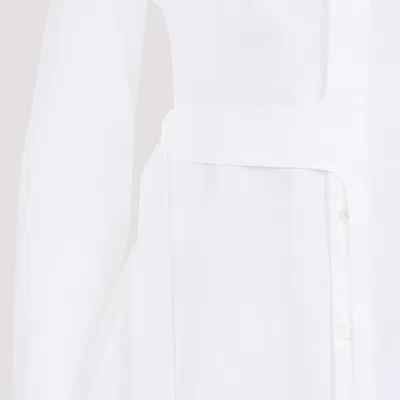Jean Paul Gaultier Tailored Wrap Shirt With Silhouette