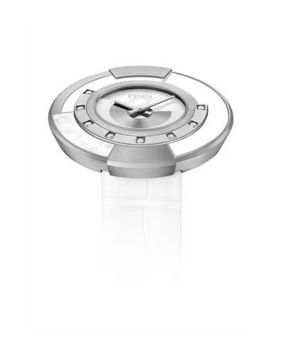 Fendi Policromia Diamond Watch With Mother Of Pearl Dial