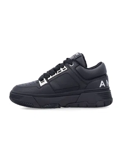 Amiri Black Sneakers With Logo Patch On The Side And Logo Lettering On The Rear In Leather Man