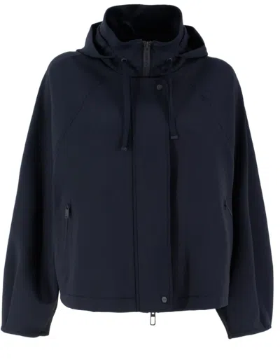 Duno Technical Fabric Jacket In Blue
