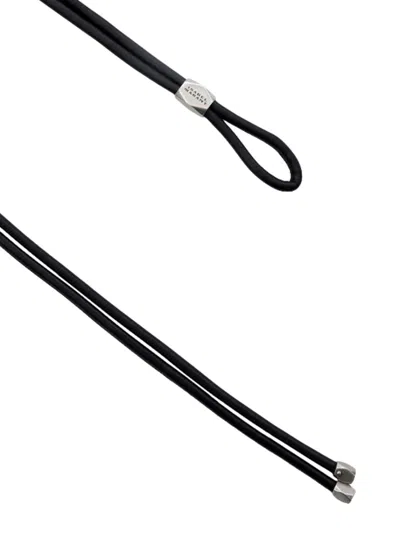 Isabel Marant Adjustable Knot Detail Belt With Metal Tips
