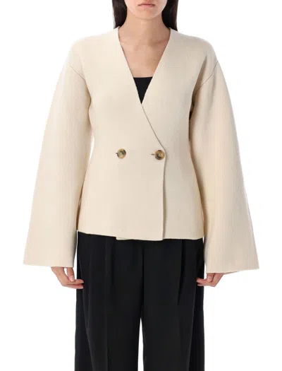 By Malene Birger Tinley Wool-blend Cardigan In Neutral