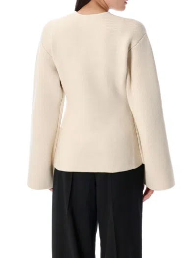 By Malene Birger Tinley Wool-blend Cardigan In Neutral