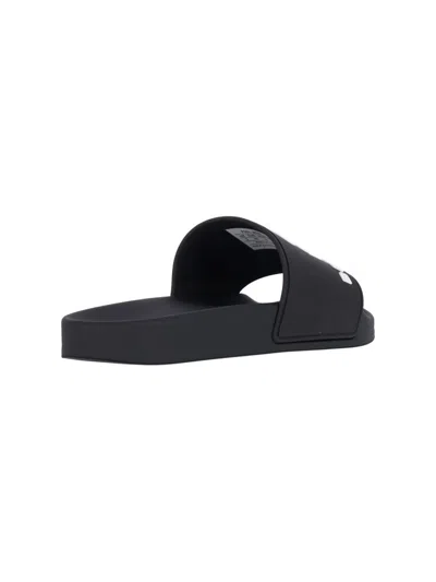 Balenciaga Rubber Slide Sandals For The Pool Men In Black