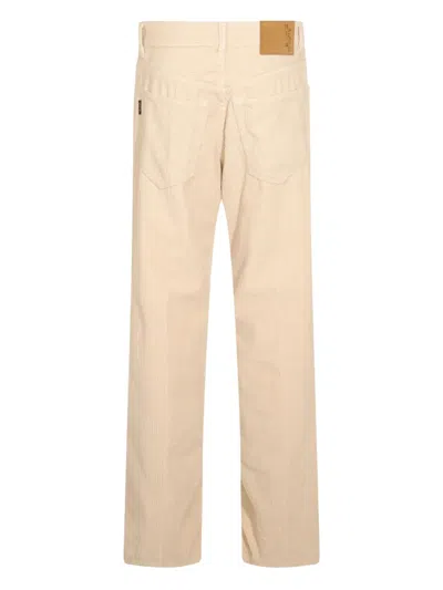 Haikure Corduroy-textured Cotton Trousers