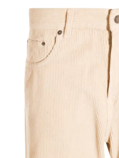 Haikure Corduroy-textured Cotton Trousers