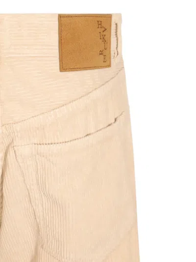 Haikure Corduroy-textured Cotton Trousers