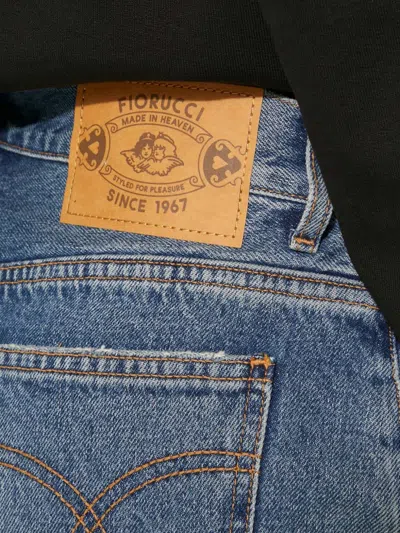 Fiorucci Denim Mini Skirt In Blue