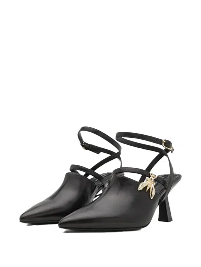 Patrizia Pepe 90mm Ankle-wrap Insect-embellished Pumps