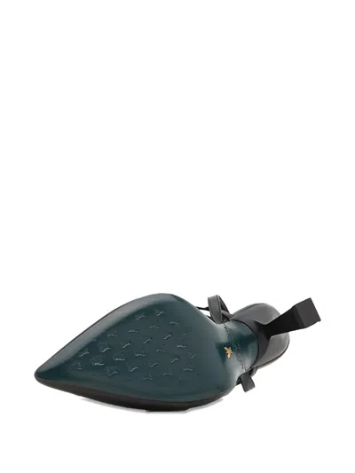 Patrizia Pepe 90mm Ankle-wrap Insect-embellished Pumps