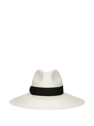 Borsalino Sophie Panama Hat In White