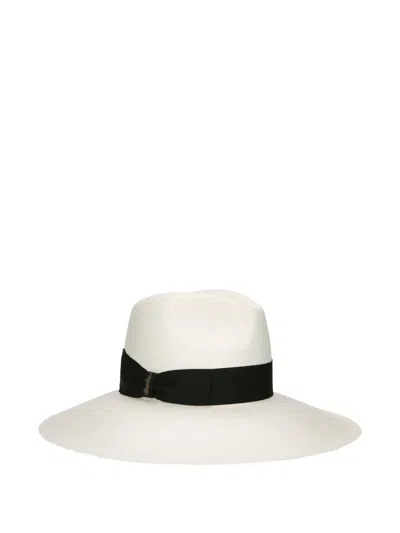 Borsalino Sophie Panama Hat In White